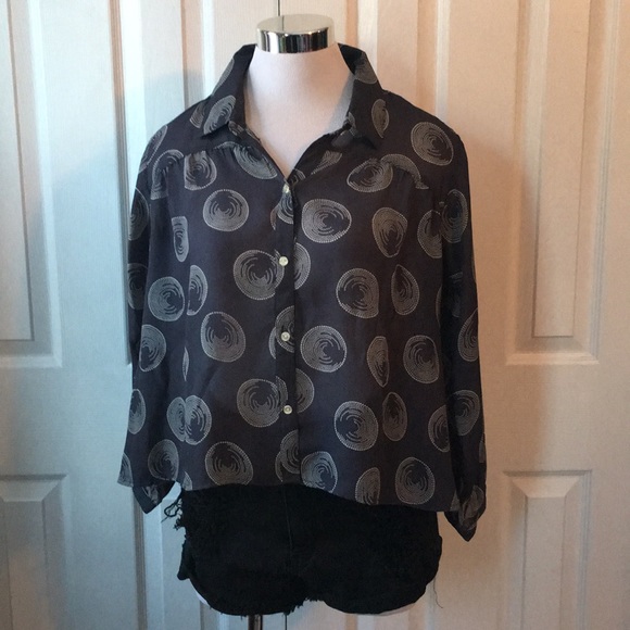 RVCA Tops - RVCA Circle Blouse RVCA Tops - RVCA Circle Blouse